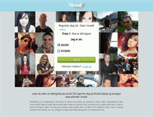 Tablet Screenshot of norskdating.org